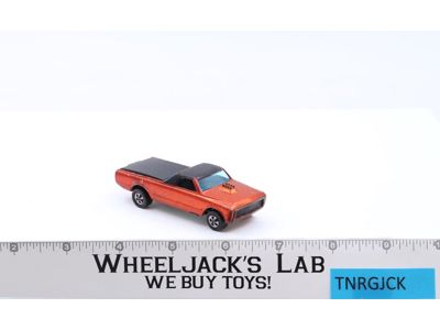 Custom Fleetside Orange Hot Wheels Vintage 1968 Mattel Redline RL