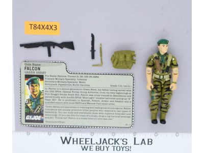 Falcon V1 100% Complete G.I. Joe 1987 Hasbro Vintage Action Figure
