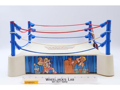 Sling EM Fling EM Wrestling Ring 100% Complete WWF LJN Wrestling Vintage