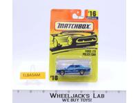 Ford LTD Police Car #16 BLUE Matchbox Action System 1996 MOSC NEW