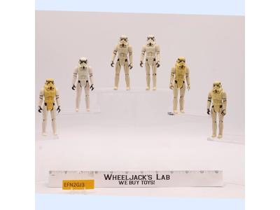 Lot of 6 Star Wars Stormtroopers 1980s Kenner Action Figures