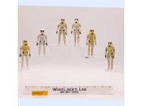 Lot of 6 Star Wars Stormtroopers 1980s Kenner Action Figures