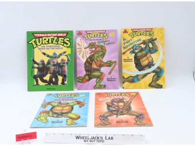 Lot of 5 Storybook Adventure Teenage Mutant Ninja Turtles TMNT Books Randomhouse