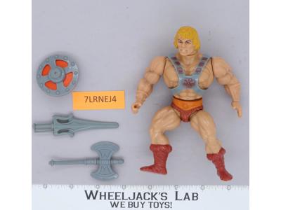 He-Man 100% Complete He-Man Masters of the Universe MOTU 1982 Mattel Vintage