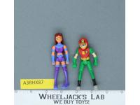 Robin & Starfire Teen Titans 2003 Bandai DC Super Heroes Action Figure