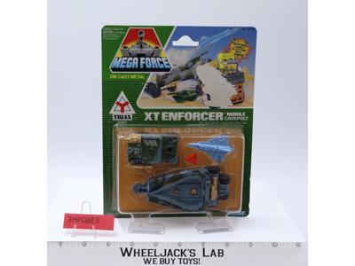 Army XT Enforcer W/Mobile Catapult 1989 TRIAX Mega Force MOSC NEW Action Figure