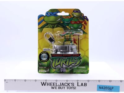 Raphael Keychain TMNT 2003 Basic Fun Action Figure #1201 NEW MOSC SEALED