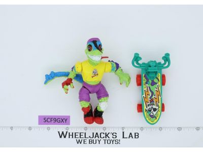 Mondo Gecko 100% Complete Teenage Mutant Ninja Turtle TMNT Playmates 1990