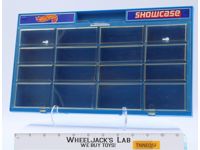16 Car Wall Mount Showcase Hot Wheels 1981 Mattel Vintage Storage Case