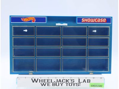 16 Car Wall Mount Showcase Hot Wheels 1981 Mattel Vintage Storage Case