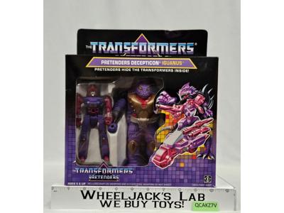 Iguanus Pretenders 100% Complete 1988 Vintage G1 Transformers Action Figure MIB