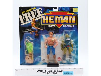 He-Man & Evil Mutant New Adventures of He-Man 1989 Mattel NEW SEALED