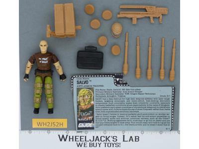Salvo V1 100% Complete G.I. Joe 1990 Hasbro Vintage Action Figure