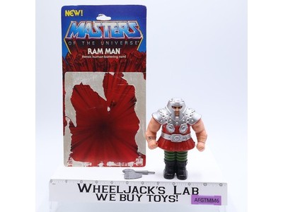 Ram Man W/12 Cardback 100% Complete He-Man Masters of the Universe MOTU 1984