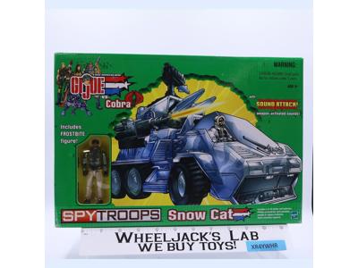 Snow Cat W/ Frostbite GI Joe Spy Troops 2002 Hasbro NEW MISB SEALED