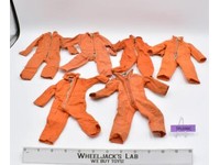 Flight Suit Lot X6 G.I. Joe Hasbro 1964 Vintage 12" Accessory