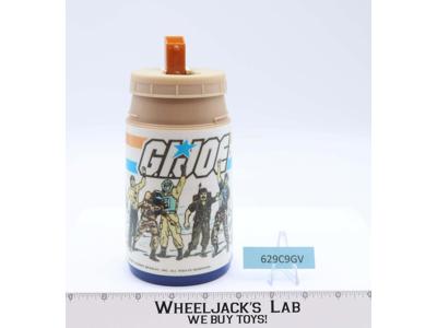 GI Joe Plastic Thermos Water Bottle 1985 Hasbro Aladdin