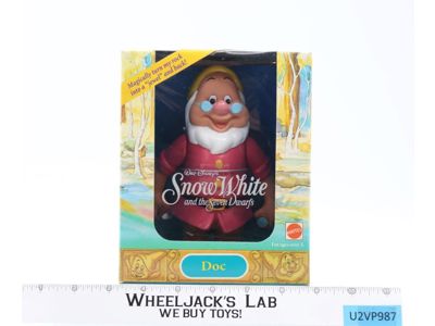 Doc Disney's Snow White & the Seven Dwarfs 1992 Mattel 6" NEW SEALED