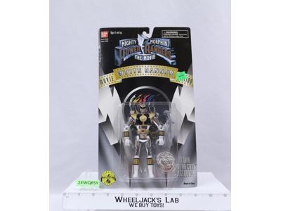 Mighty Morphin WHITE Ranger MOVIE EDITION Power Rangers 1995 Bandai NEW MOSC