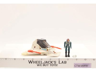 StarWolf W/ Tom Waldron 100% Complete Starcom 1986 Coleco Action Figure Vehicle