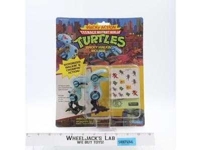 Wacky Walkin' Mouser Wacky Action TMNT 1989 Playmates NEW MOSC SEALED