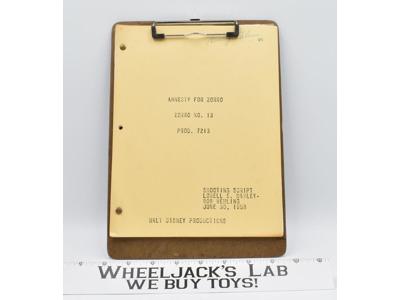 Amnesty For Zorro Prod.7213 Zorro No.13 Henry Calvin ORIGINAL FINAL SCRIPT 58'