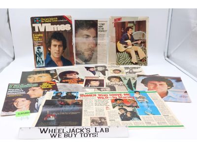 Starsky & Hutch LOT #12 Newspaper Clippings Magazine 1970 David Soul Paul Glaser