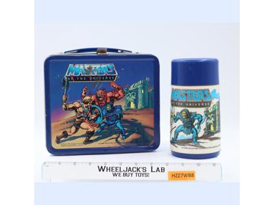 He-Man Masters of the Universe MOTU Aladdin 1983 Lunch Box W/ Thermos Mug