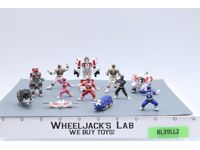 LOT of 12 Micro Mini Machines Power Rangers 1990's Bandai Figures Party Favors
