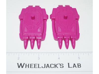 Piranacon Snaptrap Feet Foot Pair Vintage Hasbro 1988 G1 Transformers