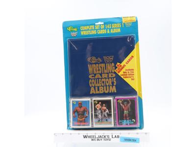 Wrestling Card Collector's Album Complete Set of 145 WWF 1990 Classic NEW SEALED