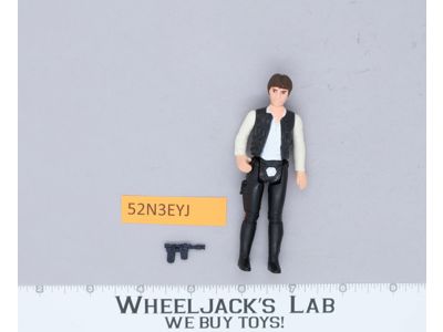 Han Solo BIG HEAD 100% Complete Star Wars 1977 Kenner Action Figure NO REPRO