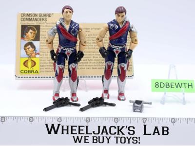 Tomax & Xamot V1 RED CARD BACK G.I. Joe 1985 Hasbro Vintage Action Figure