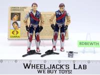 Tomax & Xamot V1 RED CARD BACK G.I. Joe 1985 Hasbro Vintage Action Figure