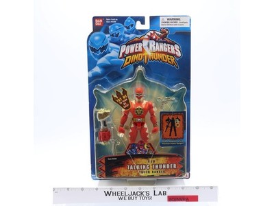 Red Talking Thunder Power Rangers Dino Thunder 2003 Bandai NEW MISB SEALED