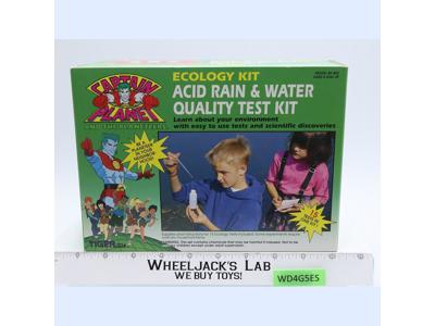 Acid Rain & Water Quality Test Kit Captain Planet 1991 Tiger Toys NEW SEALED