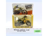 Yellow Super Dirt Die-Cast Super Bikes 1982 Zee Toys Vintage Toy
