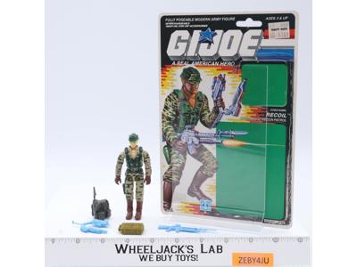 Recoil V1 100% Complete W/ Cardback 1989 G.I. Joe Hasbro Vintage Action Figure