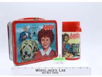 Annie METAL Lunchbox W/Thermos 1981 Aladdin Vintage