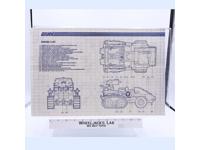 Snow Cat 1985 ORIGINAL Instructions Blueprints G.I. Joe Hasbro Action Figure