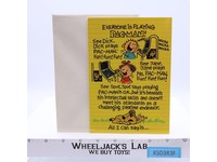 Pac-Man Hallmark Greeting Card 1982 Midway Vintage NEW