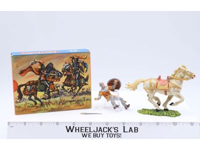 8856 Mounted Cavalry Soldier Norman W Sword Toy Soldiers Elastolin 70MM W/BOX