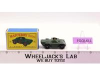 Army Scout Car 61 Lesney Matchbox Series 1960's Made In England