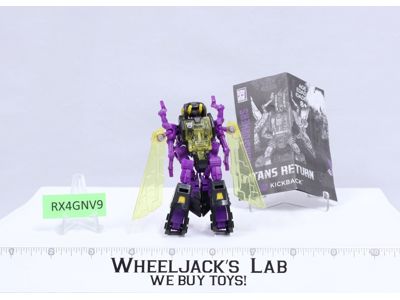 Kickback 100% Complete Transformers Titans Return 2016 Hasbro Action Figure