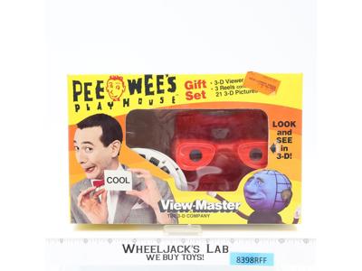 View-Master W/ 3 Reels Pee-Wee's Playhouse 1988 Gift Set NEW SEALED