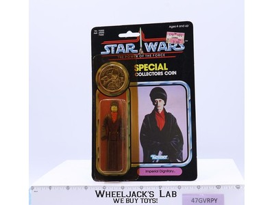 Imperial Dignitary W/Coin 92 Back Star Wars POTF 1984 Kenner NEW MOSC SEALED