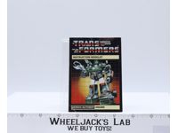 Hound Instruction Manual Booklet Action Figure 1984 Hasbro G1 Transformers