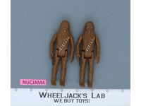 Lot of 2 Wookies Chewbacca Star Wars 1977 Vintage Kenner Action Figure
