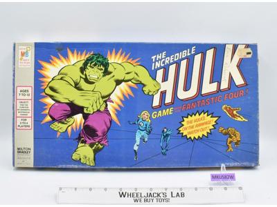 The Incredible Hulk W/ The Fantastic Four Board Game 1978 Milton Bradley