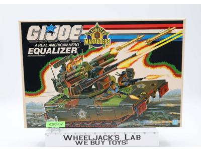 Equalizer 100% Complete GI Joe 1989 Hasbro Action Figure Vehicle NEW MIB
